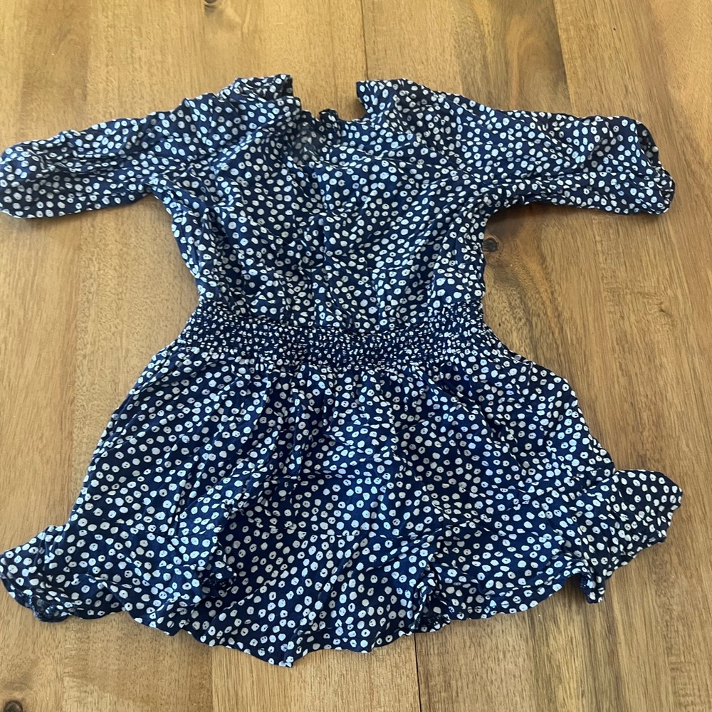 Splendid Blue Polka Dot Dress